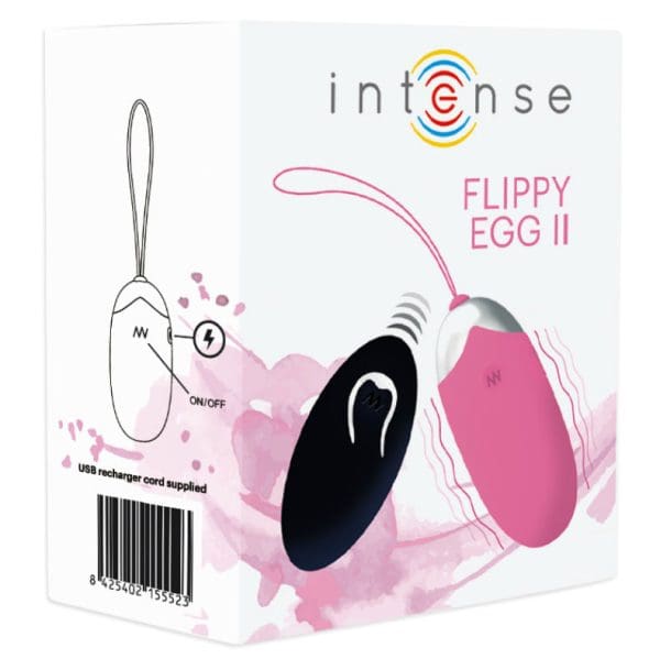 INTENSE - FLIPPY II  VIBRATING EGG WITH REMOTE CONTROL PINK 5