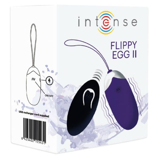 INTENSE - FLIPPY II  VIBRATING EGG WITH REMOTE CONTROL PURPLE 5