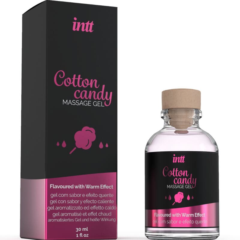 INTT MASSAGE & ORAL SEX – MASSAGE GEL WITH COTTON CANDY FLAVOR AND HEATING EFFECT 2