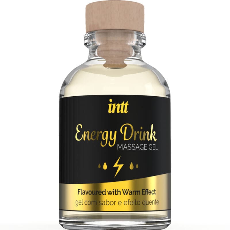INTT MASSAGE & ORAL SEX – MASSAGE GEL WITH FLAVORED ENERGY CA DRINK AND HEATING EFFECT