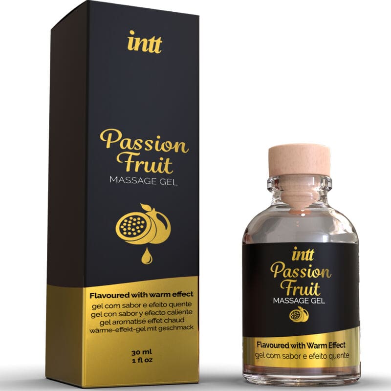INTT MASSAGE & ORAL SEX – PASSION FRUIT FLAVORED MASSAGE GEL WITH HEAT EFFECT 2
