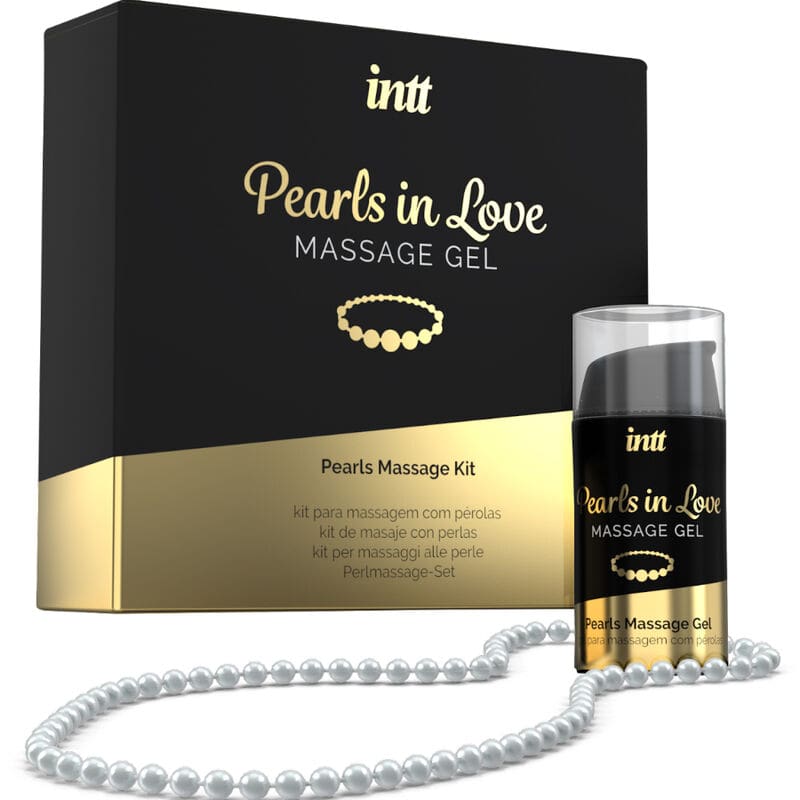 INTT MASSAGE & ORAL SEX – PEARLS IN LOVE WITH PEARL NECKLACE AND SILICONE GEL