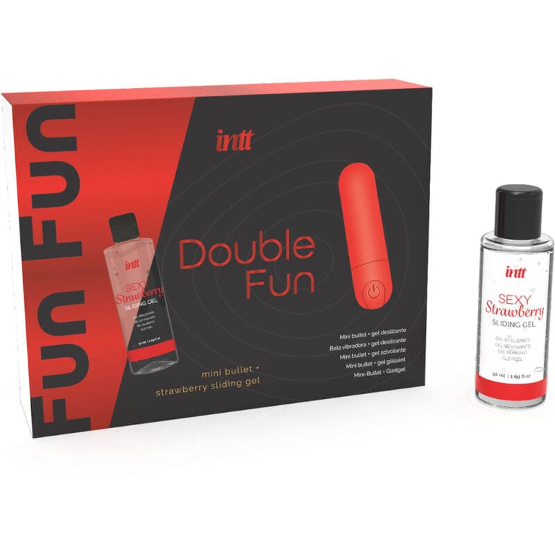 INTT RELEASES – DOUBLE FUN KIT WITH VIBRATING BULLET AND STRAWBERRY MASSAGE GEL 2