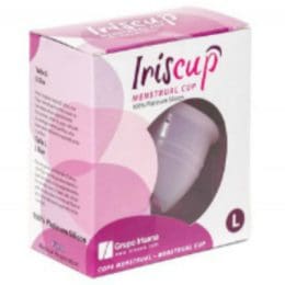 IRISCUP - LARGE PINK MONTH CUP + FREE STERILIZER BAG 2