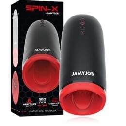 JAMYJOB - SPIN-X HEATING AND ROTATION MASTURBATOR 2