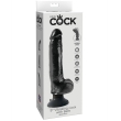 KING COCK – 23 CM VIBRATING COCK WITH BALLS BLACK 2