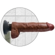 KING COCK – 25.5 CM VIBRATING COCK WITH BALLS BROWN 2