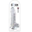 KING COCK – CLEAR DILDO WITH TESTICLES 20.3 CM TRANSPARENT 2