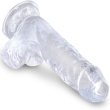 KING COCK – CLEAR REALISTIC PENIS WITH BALLS 10.1 CM TRANSPARENT 3