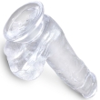 KING COCK – CLEAR REALISTIC PENIS WITH BALLS 13.5 CM TRANSPARENT 4