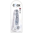 KING COCK – CLEAR REALISTIC PENIS WITH BALLS 16.5 CM TRANSPARENT 5