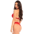 LEG AVENUE – TWO PIECES SET HALTER TOP AND PANTIES RED S/M 2