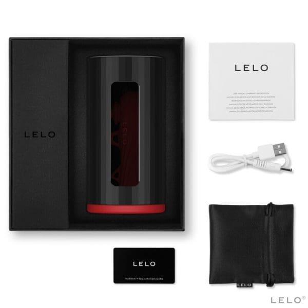 LELO - F1S V2 MASTURBATOR WITH SDK TECHNOLOGY RED - BLACK 4