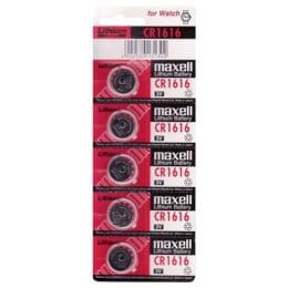 MAXELL - BATTERY LITIO CR1616 3V 5UDS