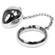 METAL HARD – COCK RING 50MM + CHAIN WITH METAL BALL 2