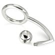METAL HARD – COCK RING RING WITH ANAL INTRUDER HOOK 45MM 2