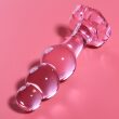 NEBULA SERIES BY IBIZA – MODEL 1 ANAL PLUG BOROSILICATE GLASS 10.7 X 3 CM PINK 6