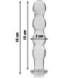 NEBULA SERIES BY IBIZA – MODEL 10 DILDO BOROSILICATE GLASS 16.5 X 3.5 CM CLEAR