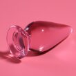 NEBULA SERIES BY IBIZA – MODEL 4 ANAL PLUG BOROSILICATE GLASS 11 X 5 CM PINK 6