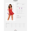 OBSESSIVE – LACELOVE BABYDOLL & THONG RED XS/S 7