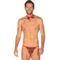 OBSESSIVE - MS MERRILO THONG & BOW TIE ONE SIZE
