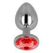 OHMAMA – ANAL PLUG WITH RED CRYSTAL 7 CM 3
