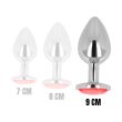 OHMAMA – ANAL PLUG WITH RED CRYSTAL 9 CM 4