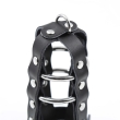 OHMAMA FETISH – LEATHER SHEATH WITH METAL RINGS AND PADLOCK 7
