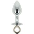 OHMAMA FETISH METAL BUTT PLUG WITH RING 2