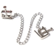 OHMAMA FETISH – METAL SCREW CLAMPS WITH CHAIN