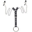 OHMAMA FETISH – NIPPLE Clamps WITH CHAINS AND PENIS RING