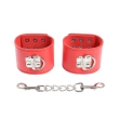 OHMAMA FETISH – RED HANDCUFFS WITH SNAP CLOSURE 9