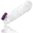 OHMAMA – TEXTURED PENIS SHEATH WITH VIBRATING BULLET 2