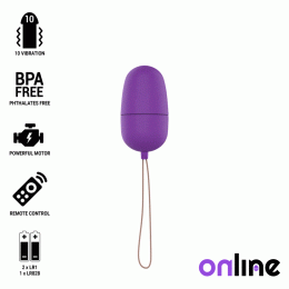 ONLINE - REMOTE CONTROLLED VIBRATING EGG PURPLE 2