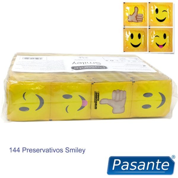 PASANTE - CONDOMS SMILEY BAG 144 UNITS 3