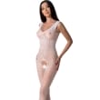 PASSION – BS098 WHITE BODYSTOCKING ONE SIZE