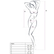 PASSION – WOMAN BS026 BLACK DRESS STYLE BODYSTOCKING ONE SIZE 3