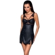PASSION – LOONA CHEMISE ECOLOGICAL LEATHER L/XL