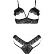 PASSION – DOLLY SET TWO PIECES BLACK S/M 3
