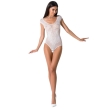 PASSION – WOMAN BS064 WHITE BODYSTOCKING ONE SIZE