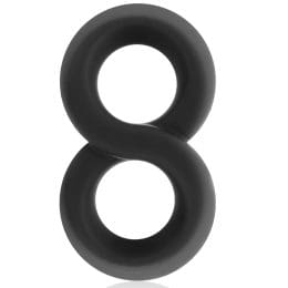 POWERING - SUPER FLEXIBLE AND RESISTANT PENIS AND TESTICLE RING PR12 BLACK 2
