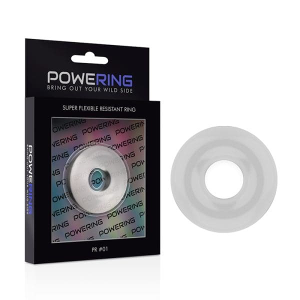 POWERING - SUPER FLEXIBLE AND RESISTANT PENIS RING 3.5CM CLEAR 6