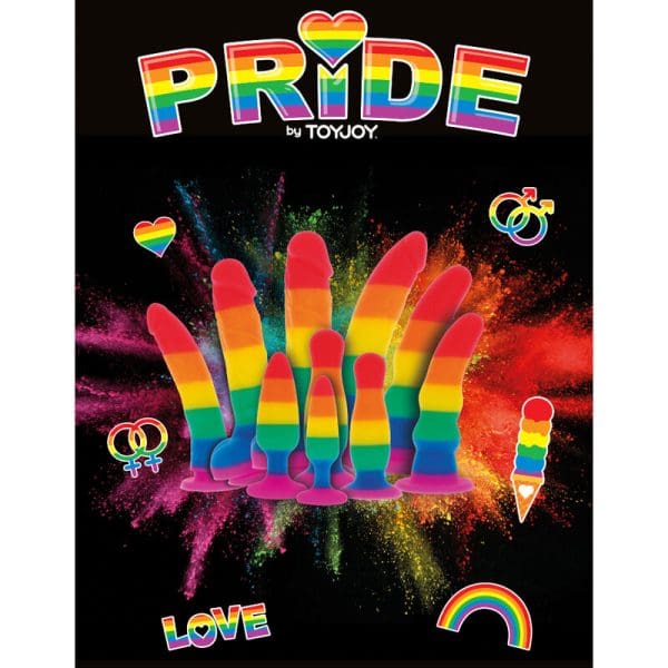 PRIDE - LGBT FLAG DILDO 19 CM 3
