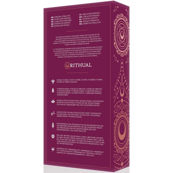 RITHUAL - ORCHID RECHARGEABLE G-POINT KRIYA STIMULATOR 10