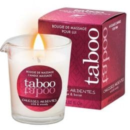 RUF - TABOO MASSAGE CANDLE FOR HIM CARESSES ARDENTES FERN AROMA