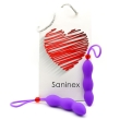 SANINEX – CLIMAX ANAL PLUG WITH LILAC PENIS RING