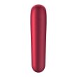 SATISFYER – DUAL LOVE VIBRATOR AND SUCTIONER WITH PULSED AIR RED 3