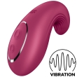 SATISFYER – DIPPING DELIGHT LAY-ON VIBRATOR RED