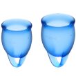 SATISFYER – FEEL CONFIDENT MENSTRUAL CUP DARK BLUE 15 + 20 ML