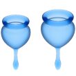 SATISFYER – FEEL GOOD MENSTRUAL CUP DARK BLUE 15 + 20 ML